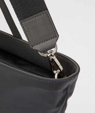 russet 《ファスナーポケット付きショルダーベルト》2wayトートバッグ(SF-266) Charcoal