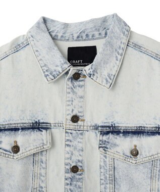 CRAFT STANDARD BOUTIQUE ハイブリーチケミカル加工デニムジャケット Light Indigo