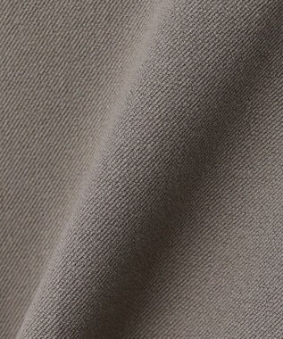 自由区 【裏起毛/撥水加工】TRギャバ ワイドクロップドパンツ カーキ系