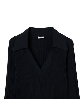 JOSEPH ニットプリッセ　ロングスリーブニット Black