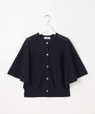 J.PRESS LADIES COTTON ACETATE DRY バタフライスリーブ カーディガン