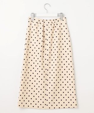 Feroux 【新色追加・洗える】パールポイントフラップ スカート アイボリー系9