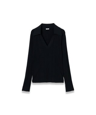 JOSEPH ニットプリッセ　ロングスリーブニット Black