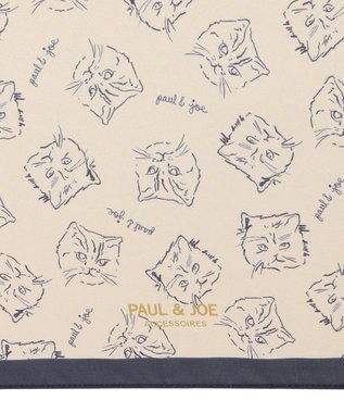 MOONBAT PAUL&JOE ACCESSOIRES(ポール＆ジョー アクセソワ) 折りたたみ傘 ドローイングヌネット＆ジプシー ベージュ