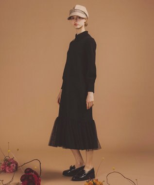 TOCCA 【百田夏菜子さん着用】【サイズ調整可】BELTED GROSGRAIN キャスケット 帽子 ベージュ系