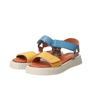 INTER-CHAUSSURES 【Wikers】ソフトスクエアトウ厚底サンダル
