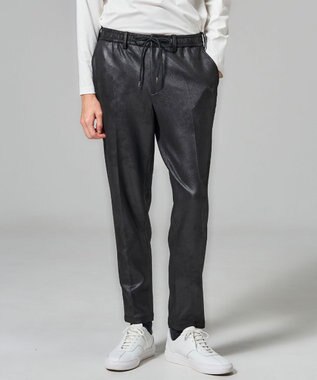 JOSEPH HOMME レザーライクジャージー　ドロスト付きテーパードパンツ / PEGG CONVERTIBLE