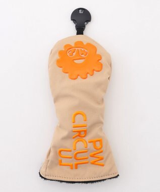 PW CIRCULUS 【UNISEX】軽量で丈夫  ポリエステルヘッドカバー ゴルフ ベージュ系