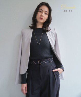 【セットアップ対応】LUIZA / ノーカラージャケット