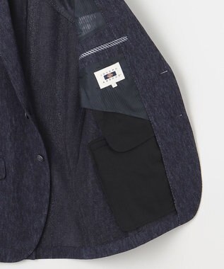 JOSEPH ABBOUD 【JAPAN FABRIC】 軽量 ラッセルブレザー ネイビー系