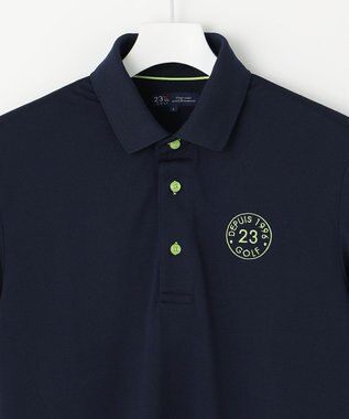 23区GOLF 【MEN】半袖ポロシャツ ネイビー系