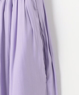 ANY 【ウエストゴム】リラックススカーチョ パープル