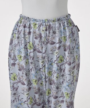 Chacott プリントサウナ　ロングパンツ ベビーブルー