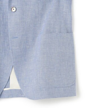 J.PRESS MEN 【WEB・一部店舗限定】リネンブリーザブルメッシュ ジャケット サックスブルー系