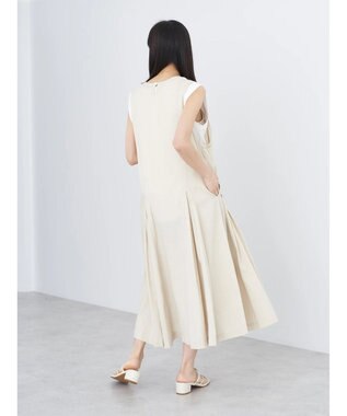 earth music&ecology ツイルフレアジャンスカ Light Beige