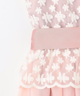 組曲 KIDS 【150-160㎝】ミスティフラワー ドレス ピンク