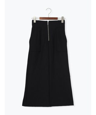 Te chichi フロントZIPトリコットタイトスカート ブラック