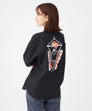 SHARE PARK LADIES 【UNISEX】UVカット アートコラボロングTシャツ〈Hammock〉（S・Mサイズ） ブラック