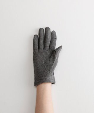 ORuKuBET ケーブルジャージグローブ(WOMEN)【タッチパネル対応】 グレー