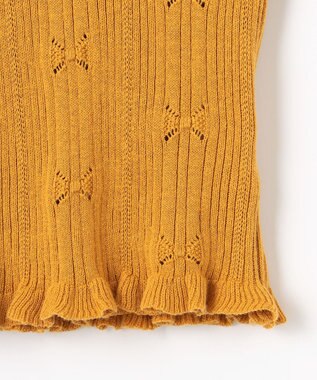 組曲 KIDS 【90-100㎝】リブニット マリーゴールド系