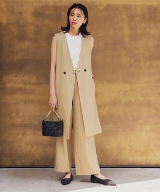 UNFILO 冷感UVケアノースリカットソー ホワイト系