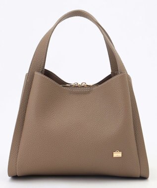 LA BAGAGERIE ソフトシュリンク2WAYハンドバッグ small グレージュ