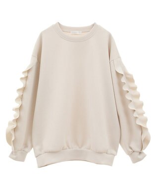 Green Parks ・ｓｗｉｎｇ　ｂｙ　フリルスリーブプルオーバー Off White