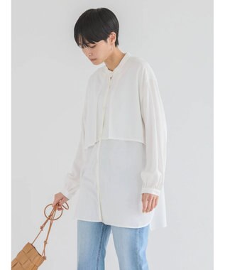 AMERICAN HOLIC サラックールレイヤードシャツチュニック Ivory