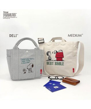 ROOTOTE 8384【スヌーピー】IP.デリ.ピーナッツ-0A 03：グレー