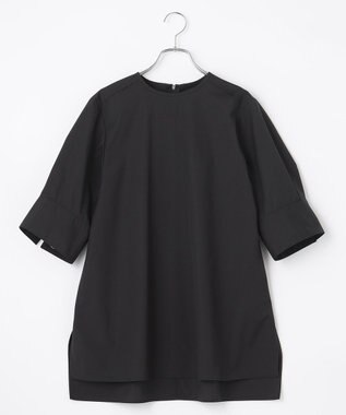 #Newans 【ANSWER for アクセサリーLOVER】ビッグカフスクルーネックブラウス ブラック系