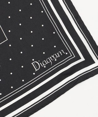 GRACE CONTINENTAL シルクドットスカーフ ブラック