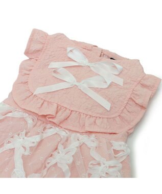 PET PARADISE cherircouture フリルカラーワンピース 小型犬 ピンク