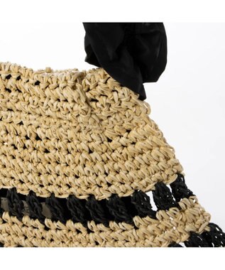 UNBILLION kakatoo トライアングルペーパークロッシェバッグ ブラック