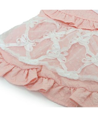 PET PARADISE cherircouture フリルカラーワンピース 小型犬 ピンク