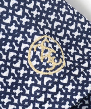 23区GOLF 【WOMEN】モノグラム柄 ハーフジップカットソー ネイビー系5