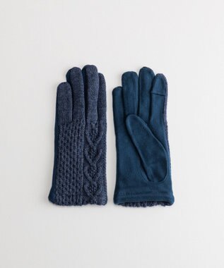 ORuKuBET ケーブルジャージグローブ(WOMEN)【タッチパネル対応】