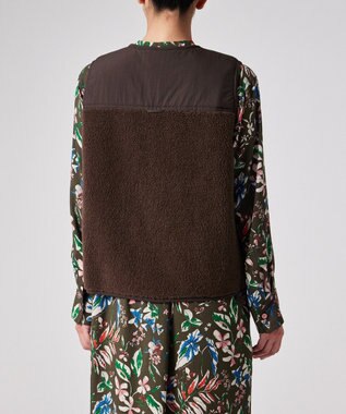 Paul Smith ライトボア ショート ベスト チョコレートブラウン