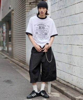WEGO 【ユニセックス着用ITEM】グラフィックネップT（SS） ホワイト