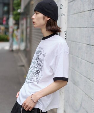 WEGO 【ユニセックス着用ITEM】グラフィックネップT（SS） ホワイト