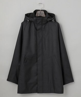 GOTAIRIKU 【仕事で着用可】ラスタードビー フーデッドブルゾン_地柄(24/25年モデル) ブラック×チェック地柄(24年新色)