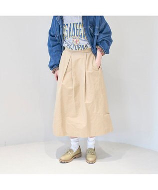 ing <ing>リングビット厚底ローファー ベージュ