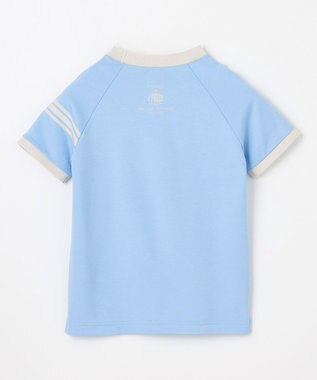 J.PRESS KIDS 【吸水速乾】【100-130cm】ポンチローマ ラグランＴシャツ サックスブルー系