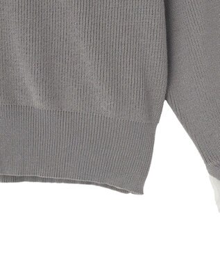 earth music&ecology レーストリムカーディガン Gray