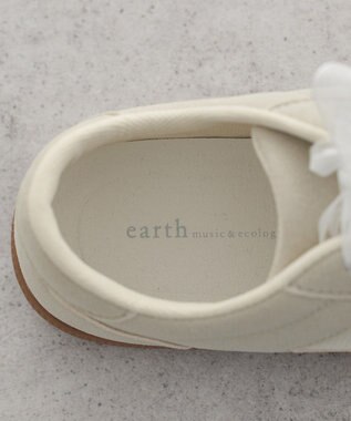 earth music&ecology チャーム付きＷリボンスニーカー Beige