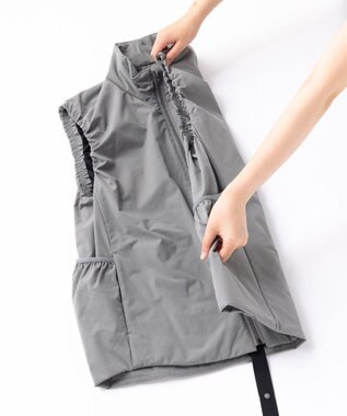 UNFILO MENS FINE MOVE+ スタンドベスト [23年商品] グレー