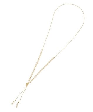 Green Parks ｅｖｅｒｙｗａｌｋ．２ＷＡＹステーションパールネックレス Gold
