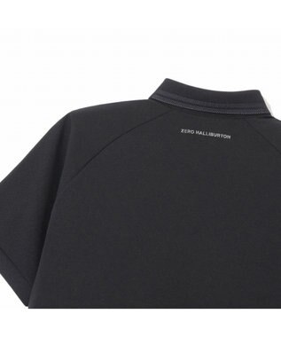 ZERO HALLIBURTON 【吸水速乾・UVケア】 ダブルリブ鹿の子ポロシャツ ZHG-M5S4b 82948 ブラック