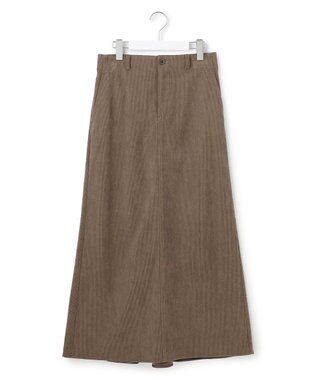 23区 S 【SLOW/一部店舗限定】ソフトコーデュロイ マーメイド スカート ブラウン系