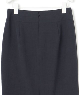 ICB 【接触冷感・防シワ・速乾・洗える】レーヨンライクトロ タイトスカート ネイビー系