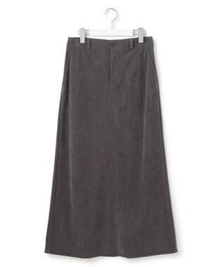 23区 S 【SLOW/一部店舗限定】ソフトコーデュロイ マーメイド スカート グレー系